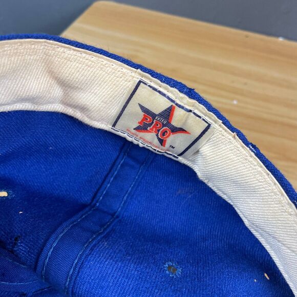 MLB Atlanta Braves Sports Specialties Men’s 7 1/8 Blue Cap Vintage - Picture 11 of 13